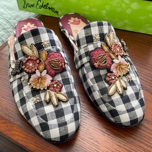 Sam Edelman Pemberly Mules - black/white